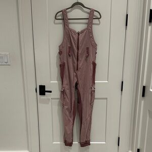 FP Movement by Free People Mauve Jumpsuit with Pockets